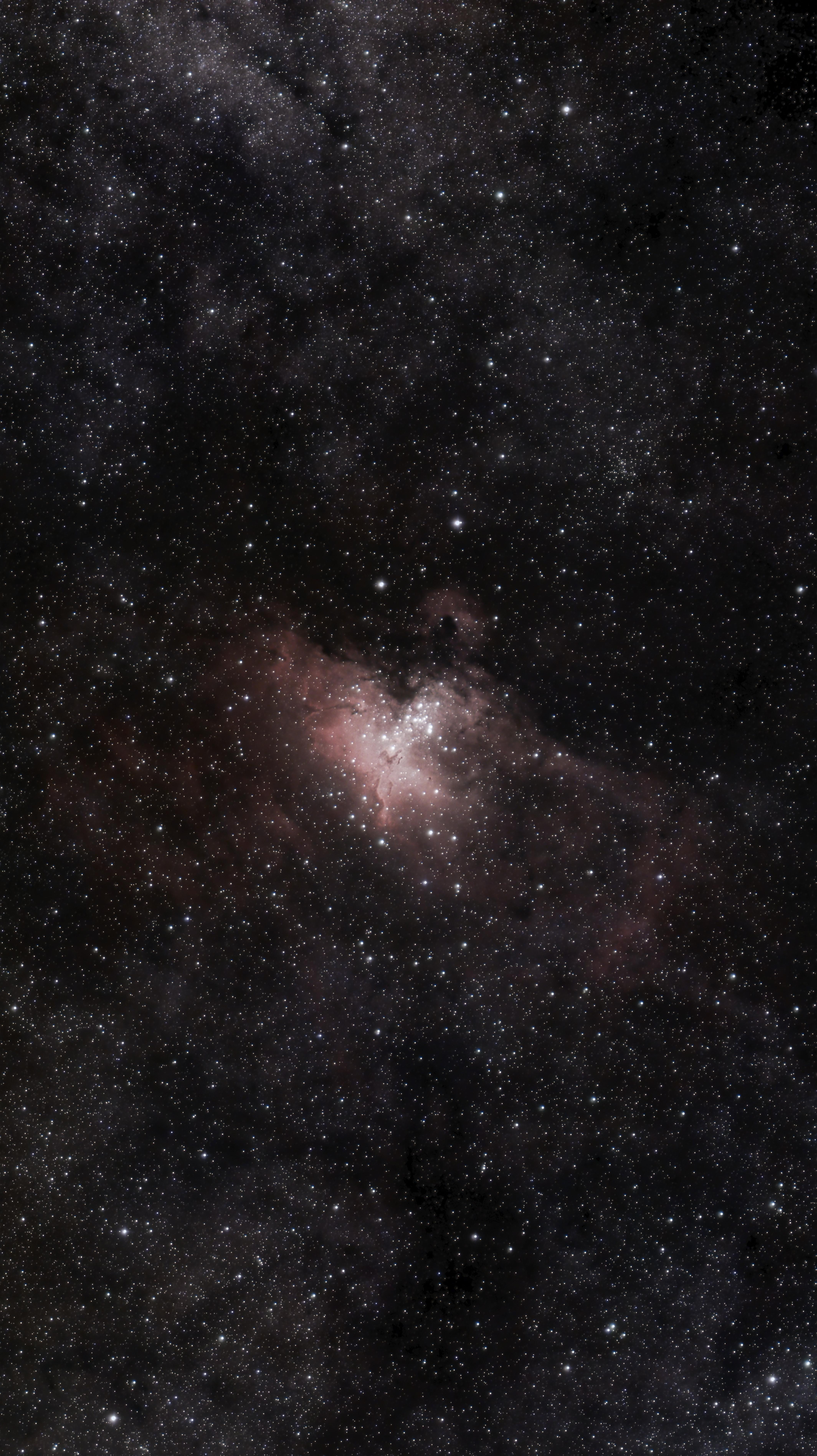 Celá fotka s hvězdama